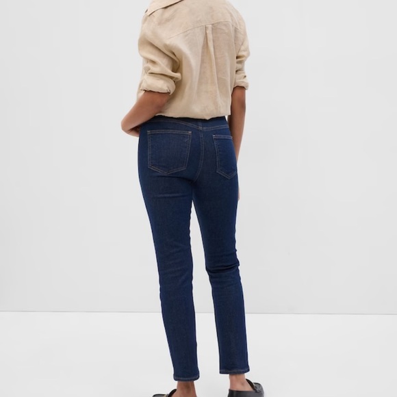 Gap 1969 Always Mid-rise Skinny Jean Dark Wash - Picture 5 of 6